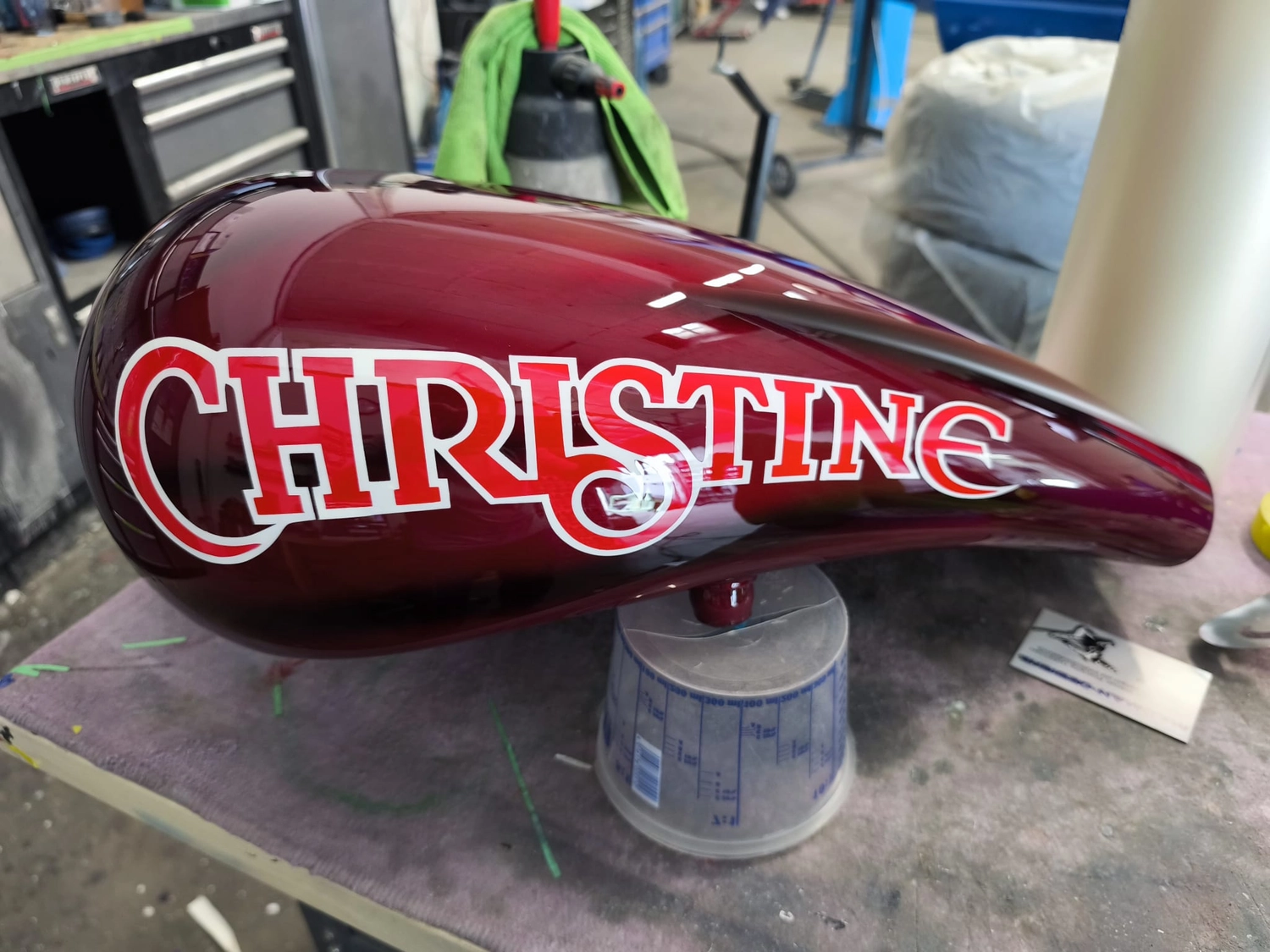 lackiertes Fahrrad von MADMAN-DESIGNS