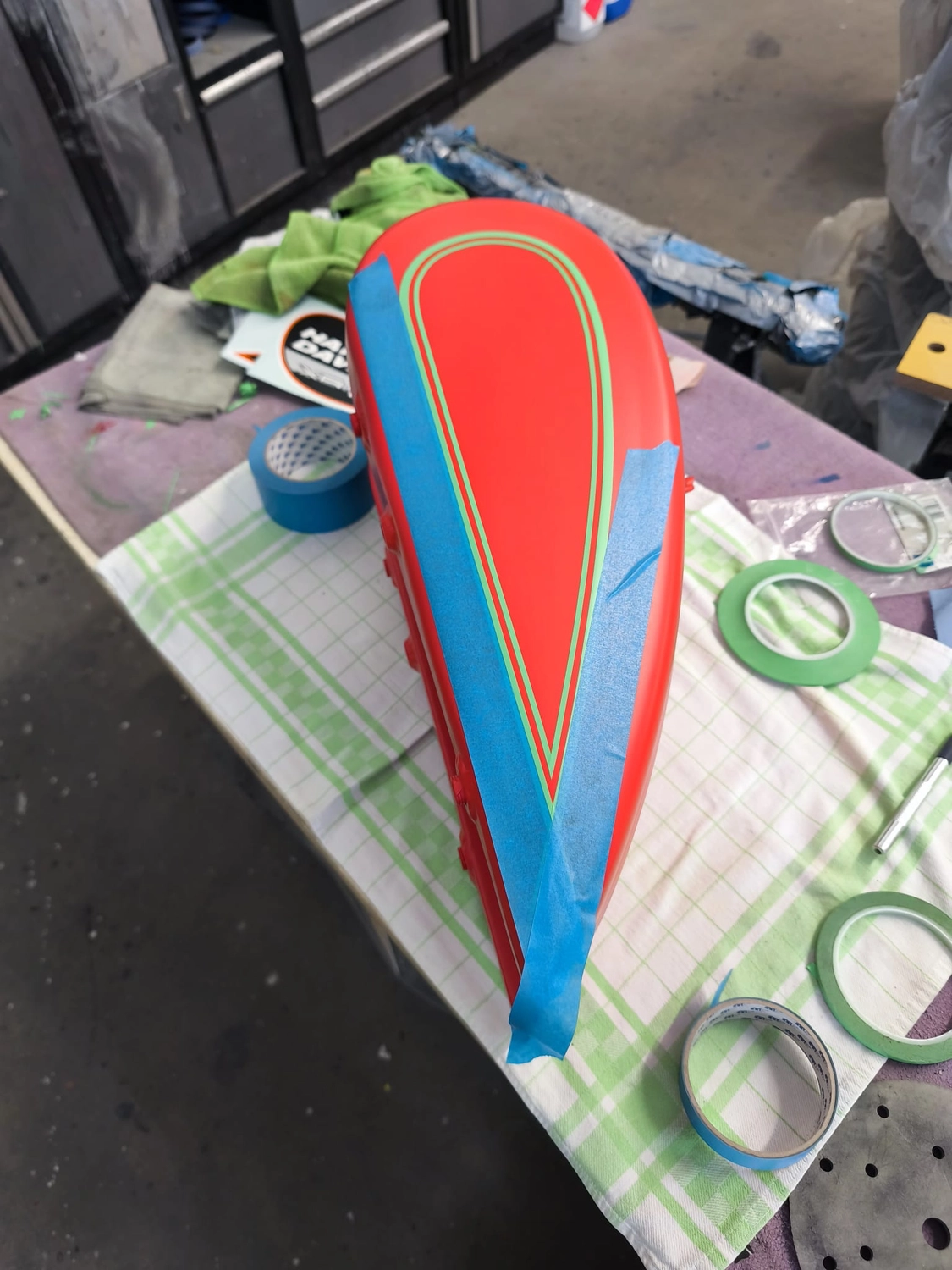 lackiertes Fahrrad von MADMAN-DESIGNS